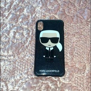 Authentic Karl Lagerfeld .. iPhone XS phone case